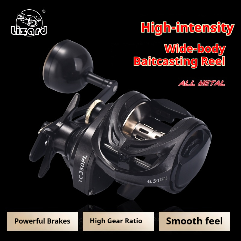 Trolling Reel - Reel Pancing Lizard Sea Fishing Baitcasting