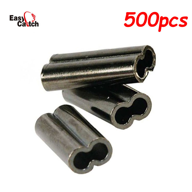 Baitcasting Reel - 500 Pcs/Lot Tembaga Memancing Crimp Lengan