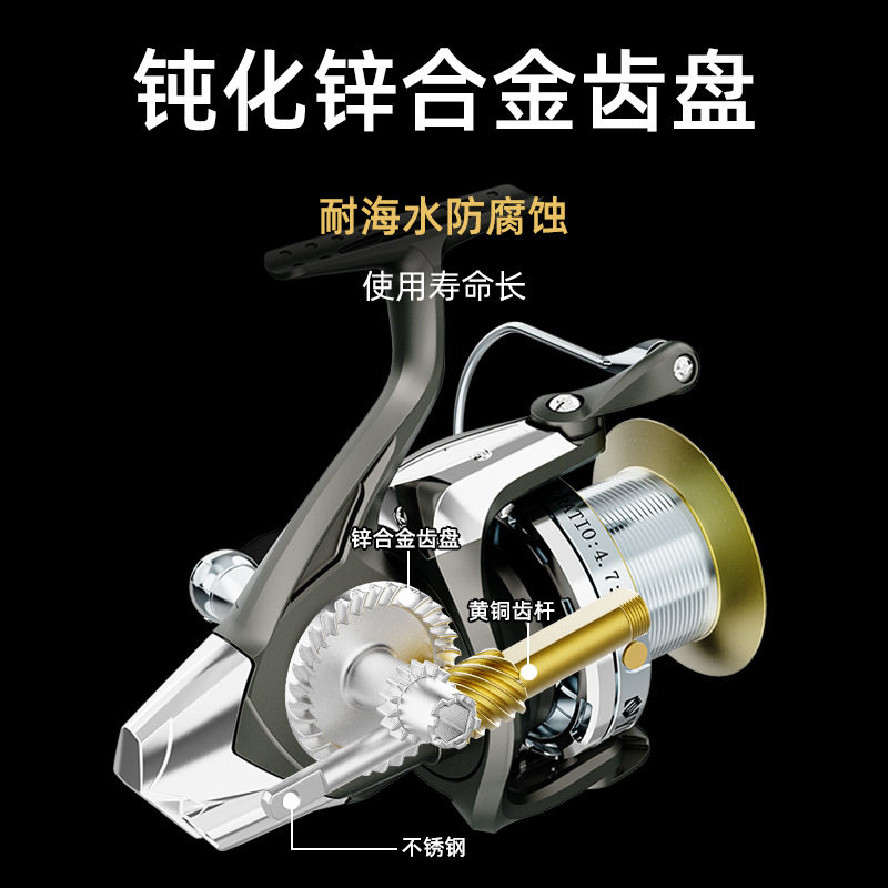 Reel Spinning Full Metal Long  - Ice Fishing Reel ulasan dan harga