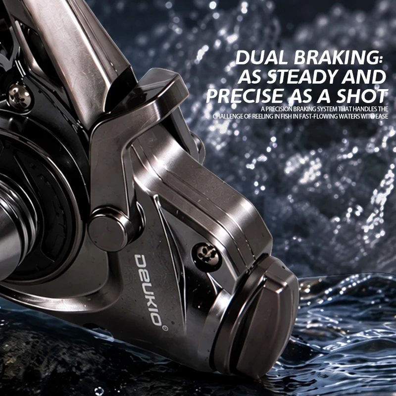 DEUKIO Mini Double Brake Desig - Trolling Reel ulasan dan harga