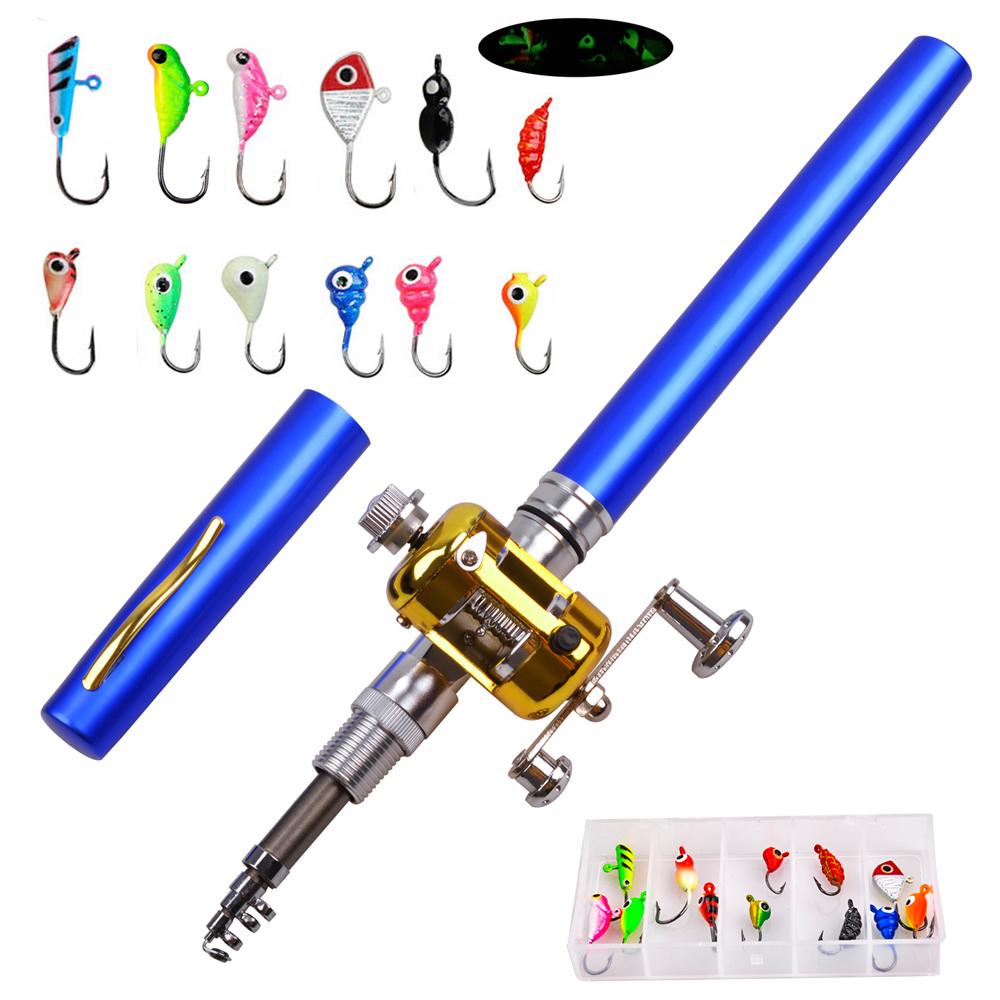 Joran pancing es Mini, tongkat - Ice Fishing Reel ulasan dan harga