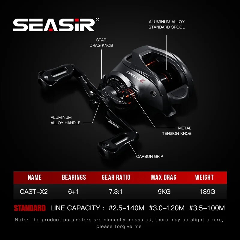 SEASIR Cast X2 gulungan umpan  - Kastking Reel Zephyr ulasan dan harga